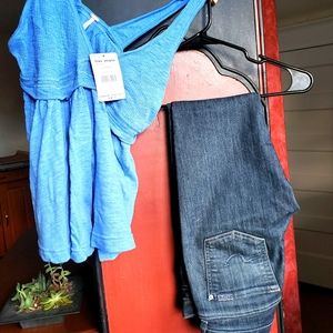 COMBO! S Free People Tank & Size 24 7 for Mankind